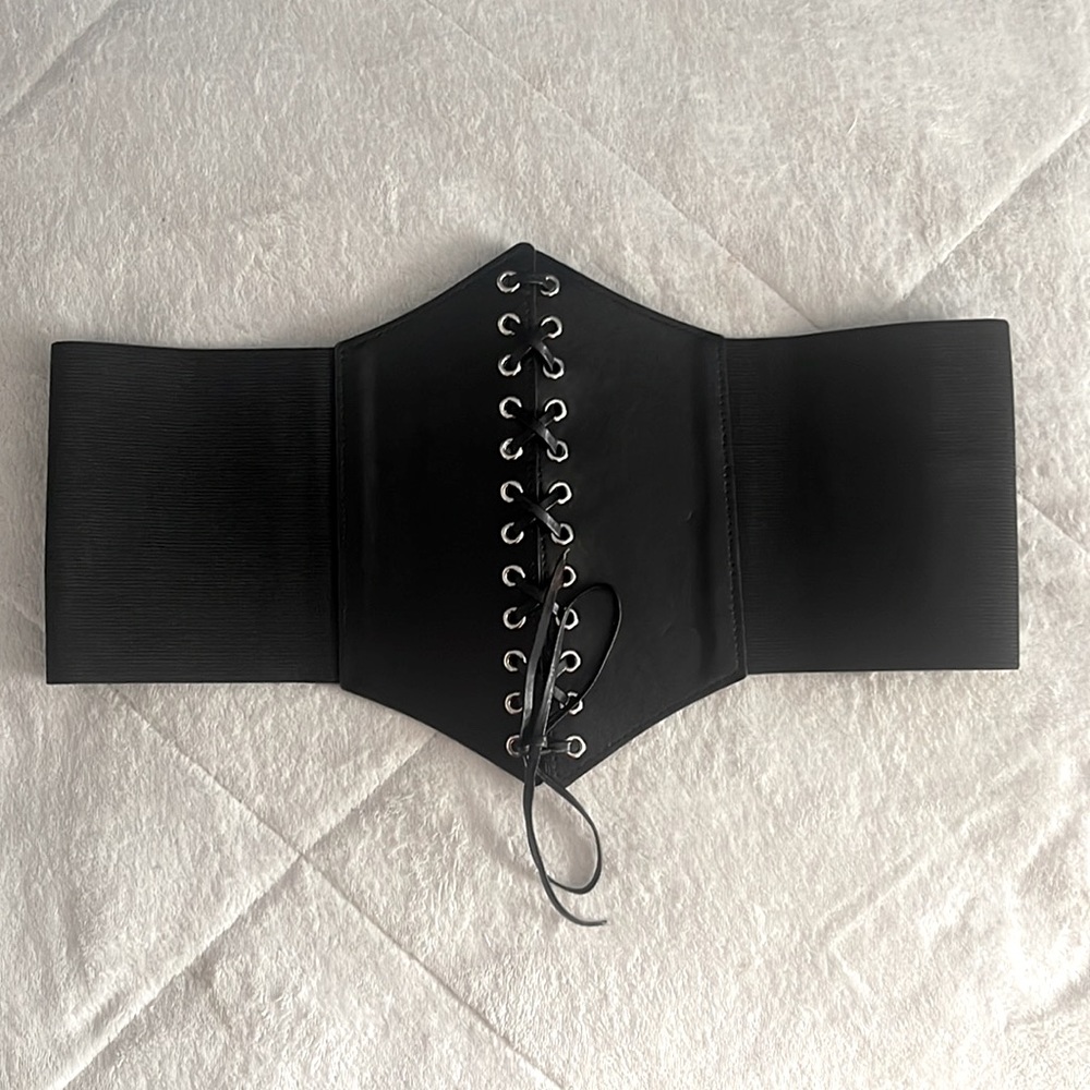 LARGE Black Women's Waist Synching Belt